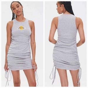 Lakers Graphic Mini Dress - Wmns sz SMALL